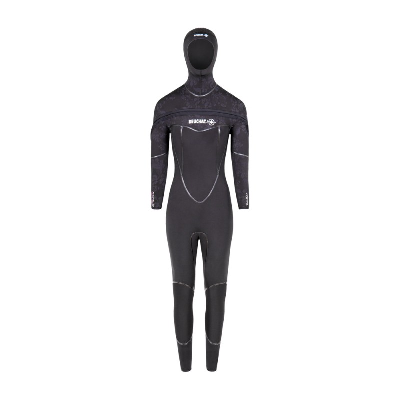 MED C-ZIP WOMAN - OVERALL 8+7 MM WITH CHEST-ZIP AND HOOD-ATTACHED | Echipament Scufundari | Costume neopren